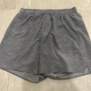 COPY - Men’s Lululemon gray shorts with liner